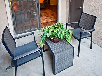 The courts at preston oaks apartment homes patio and balcony